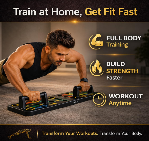 Multipurpose PowerPush™ 16-in-1 Home Workout Board | All India Store |