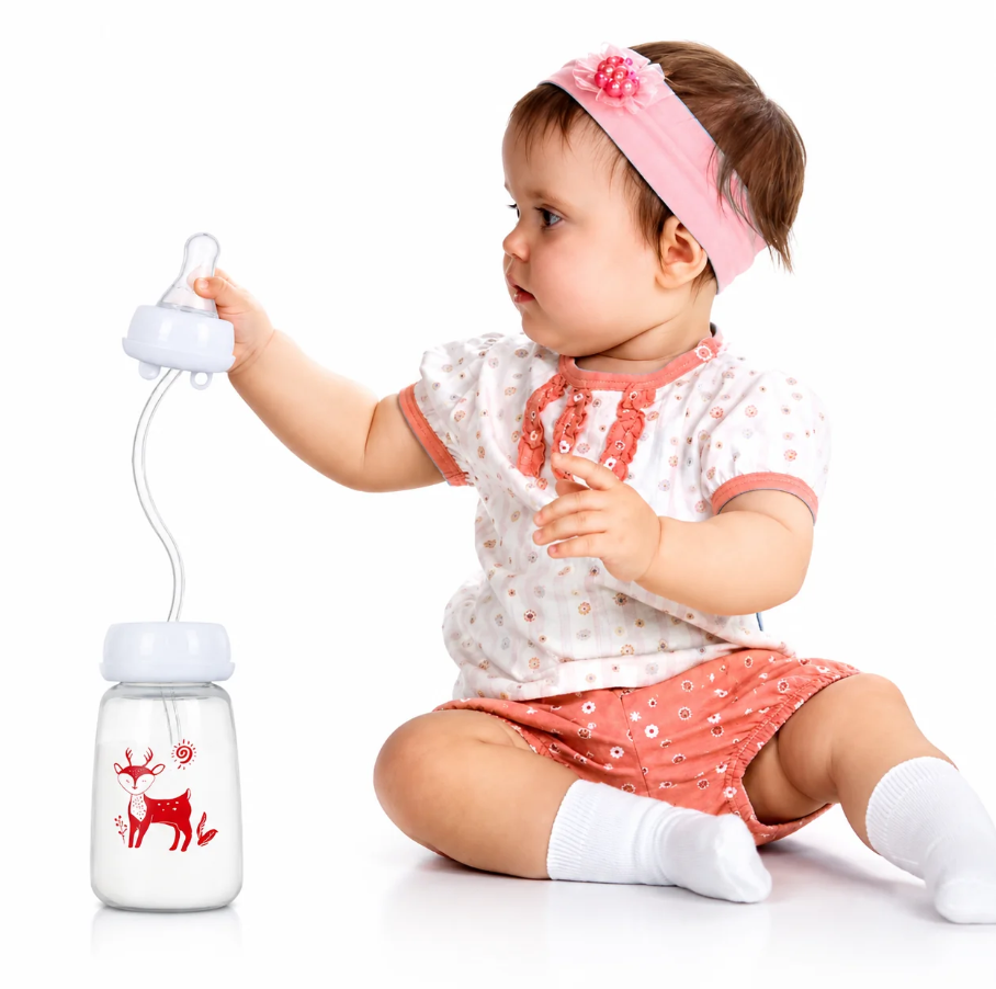 SmartFlow Hands-Free Baby Feeding Bottle™